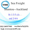 Consolidamento di LCL di Shantou Port a Auckland